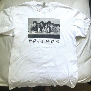 Vintage Fruit of the Loom White Friends Graphic Tee
